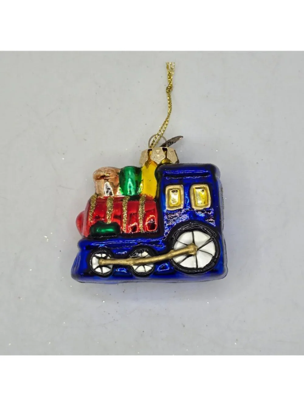 Christmas Ornament Glass Train Locomotive Thomas Pacconi Museum Series 2003 VTG